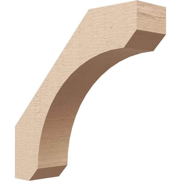 Ekena Millwork 3-inch W x 12-inch D x 12-inch H Legacy Rough Cedar Woodgrain TimberThane Knee Brace, Primed BRCUR03X12X12LECRCPR - main